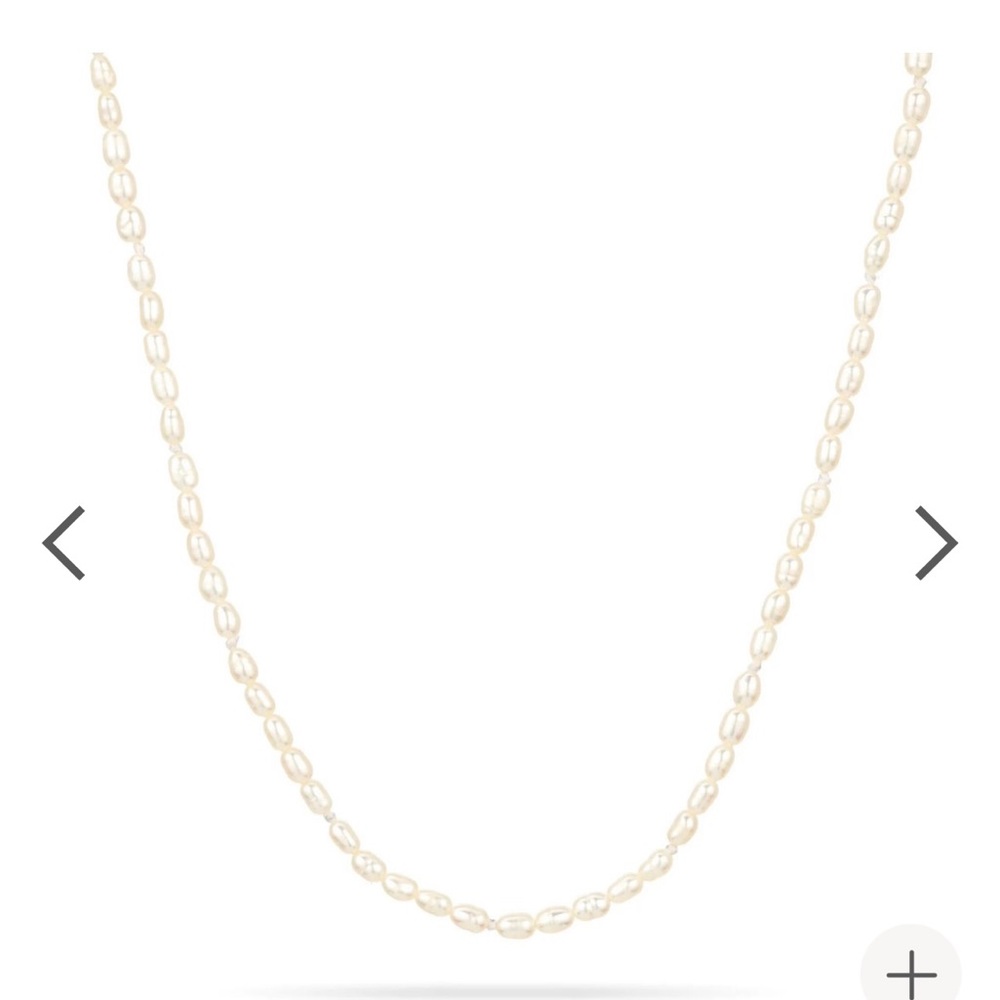 Adina Reyter Tiny Pearl Necklace